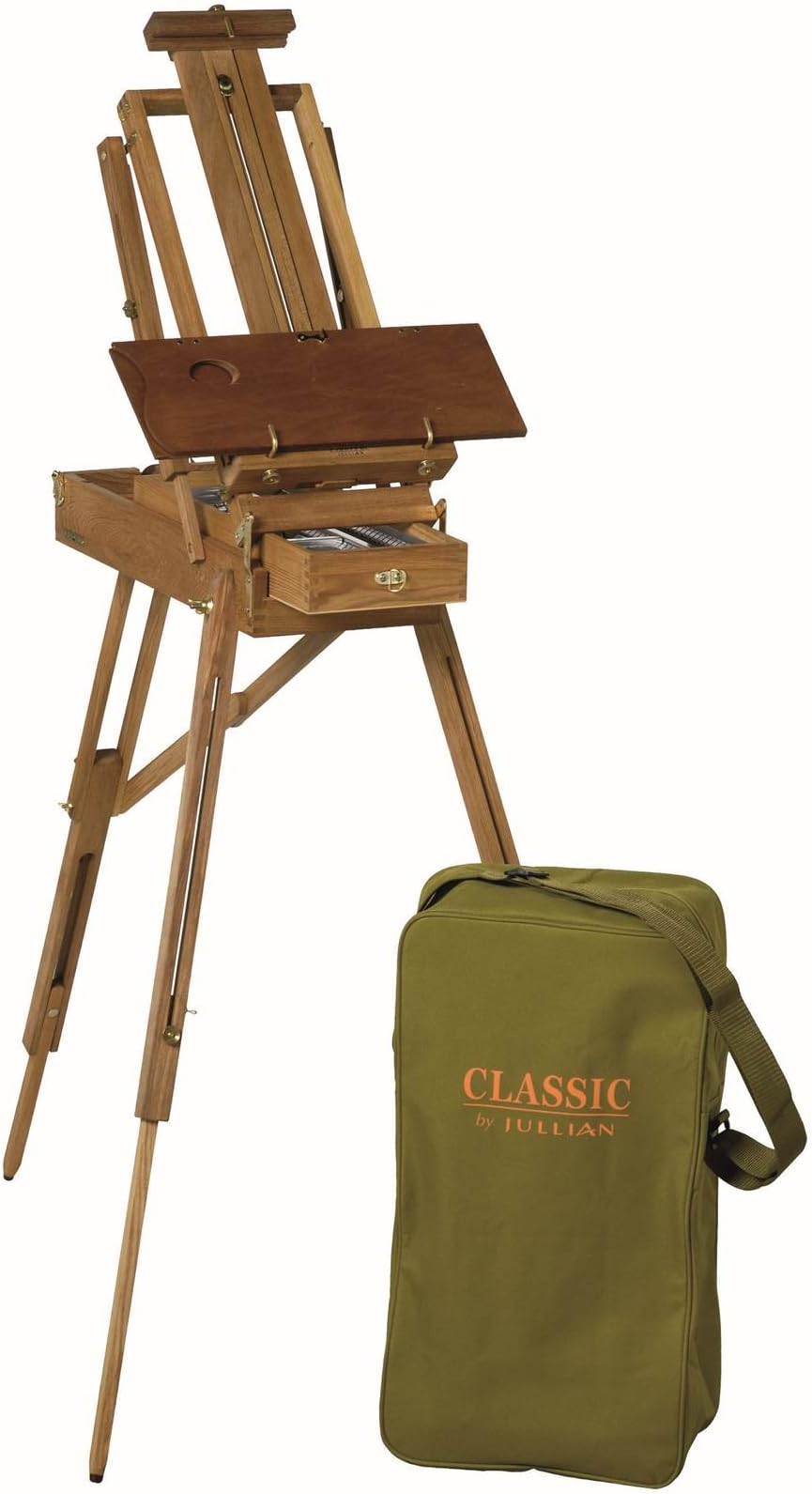 Classic French Easel, Brown Wooden Art Easel