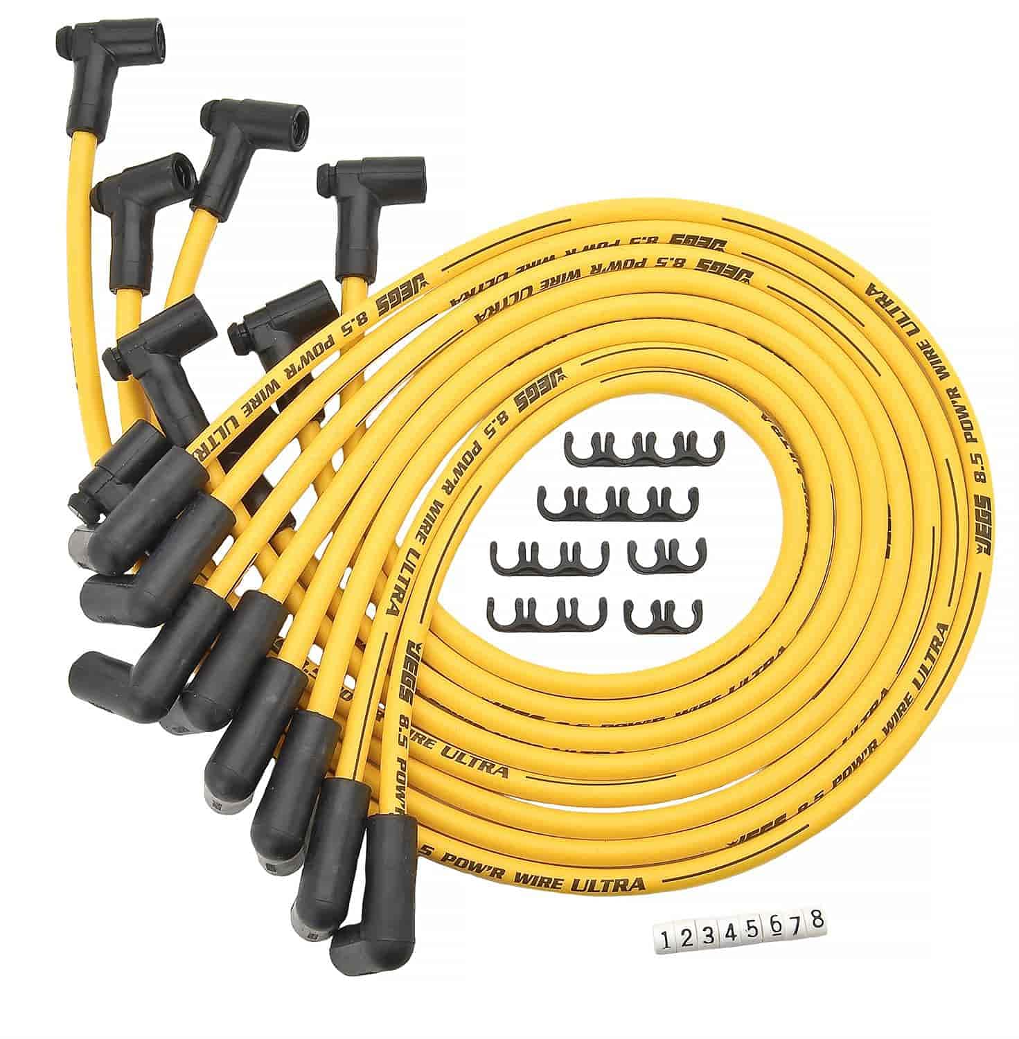 Ajew Coil strap / black×yellow 4 in. x 27 ft. Winch Strap with Flat Hook