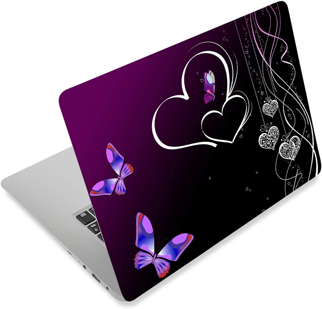 Laptop Stickers Decal,12 13 14 15 15.6 inches Netbook Laptop Skin Sticker Reusable Protector Cover Case for Toshiba Hp Samsung Dell Apple Acer Leonovo Sony Asus Laptop Notebook (Black Maze)