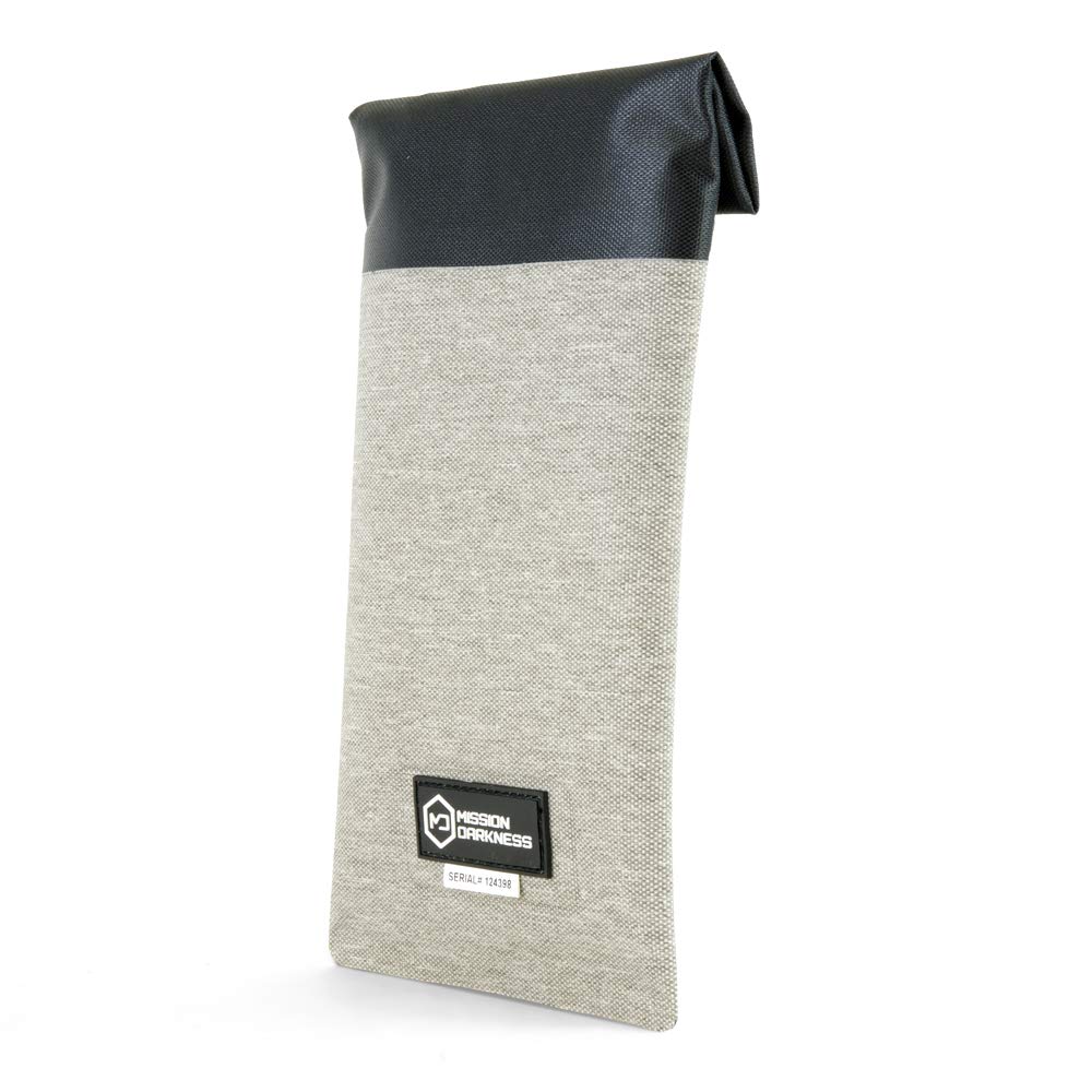 Mission Darkness Dry Shield Faraday Phone Sleeve // Slim Waterproof Dry Bag for Cell Phones + RF Shielding Liner // Signal Blocking, Anti-tracking, EMP Shield, Data Privacy, Electronic Device Security