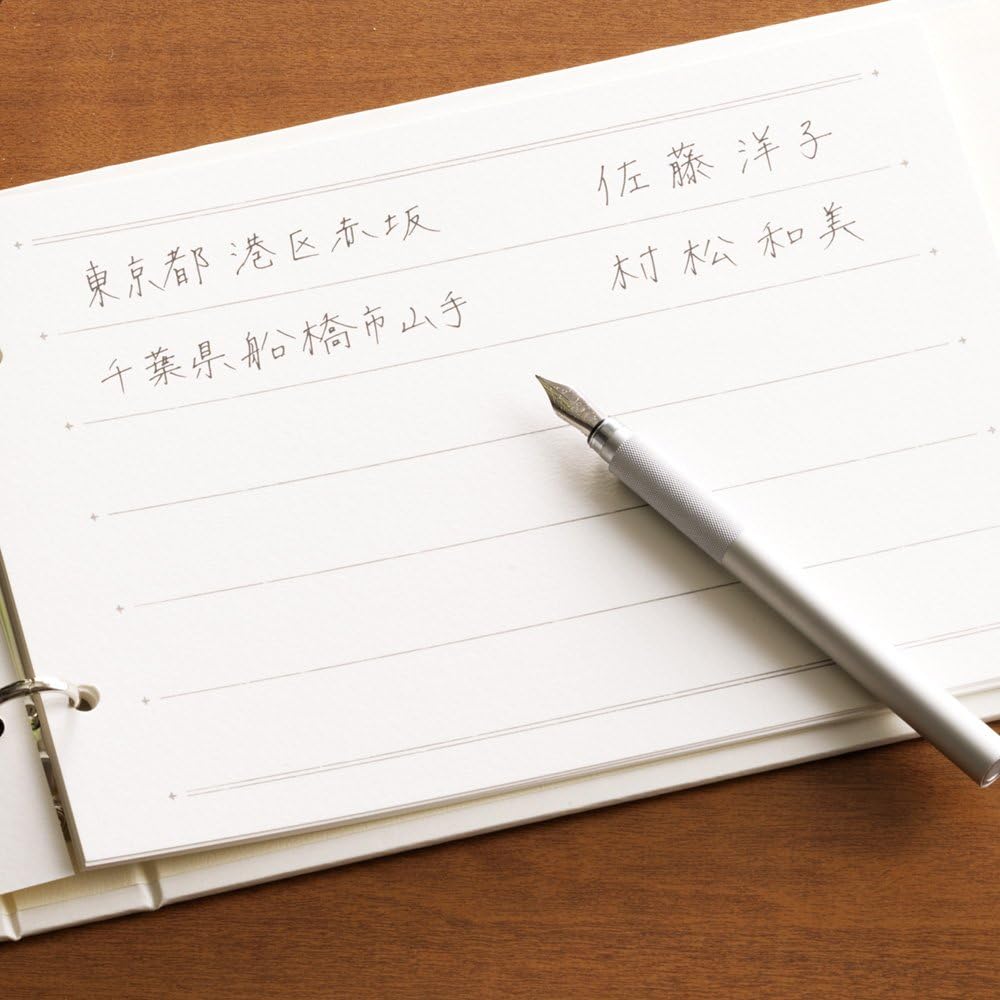 Maruai Guest Book Refill, 6 Rows, 5 Sheets x 10 Packs, 10 Packs