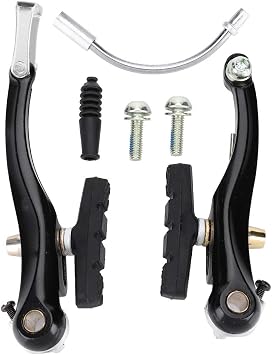 1 Pair Bike Brakes Set, Mountain Bike V Shape Dual - Pivot Calipers Set, V Brake Repair Parts Accessory