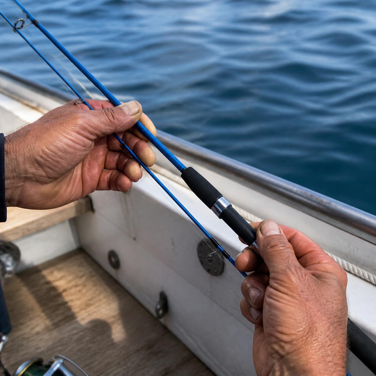 Canna da Pesca Lure Rod Azione Rigida, 2.4 metri