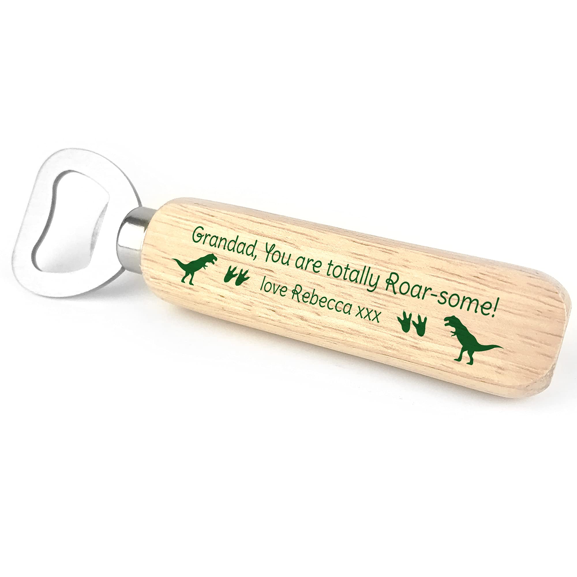 Novelty Grandad Gift from Grandchildren Birthday Christmas Personalised Bottle Opener
