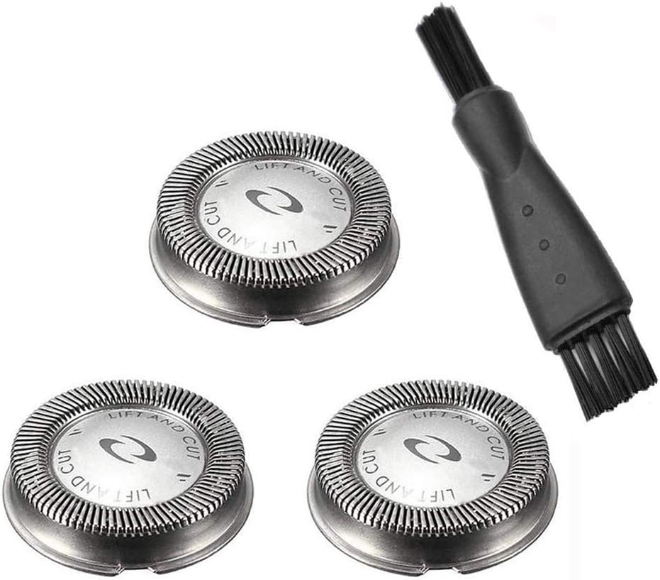 TYZEST Hq56 3 Pcs Replacement Shaver Head for Philips Norelco Hq55 Hq4+ Hq3