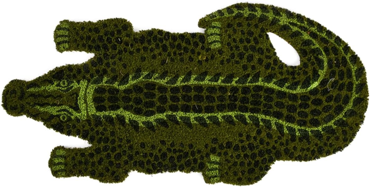 Esschert Design Crocodile Coir Doormat, Coir