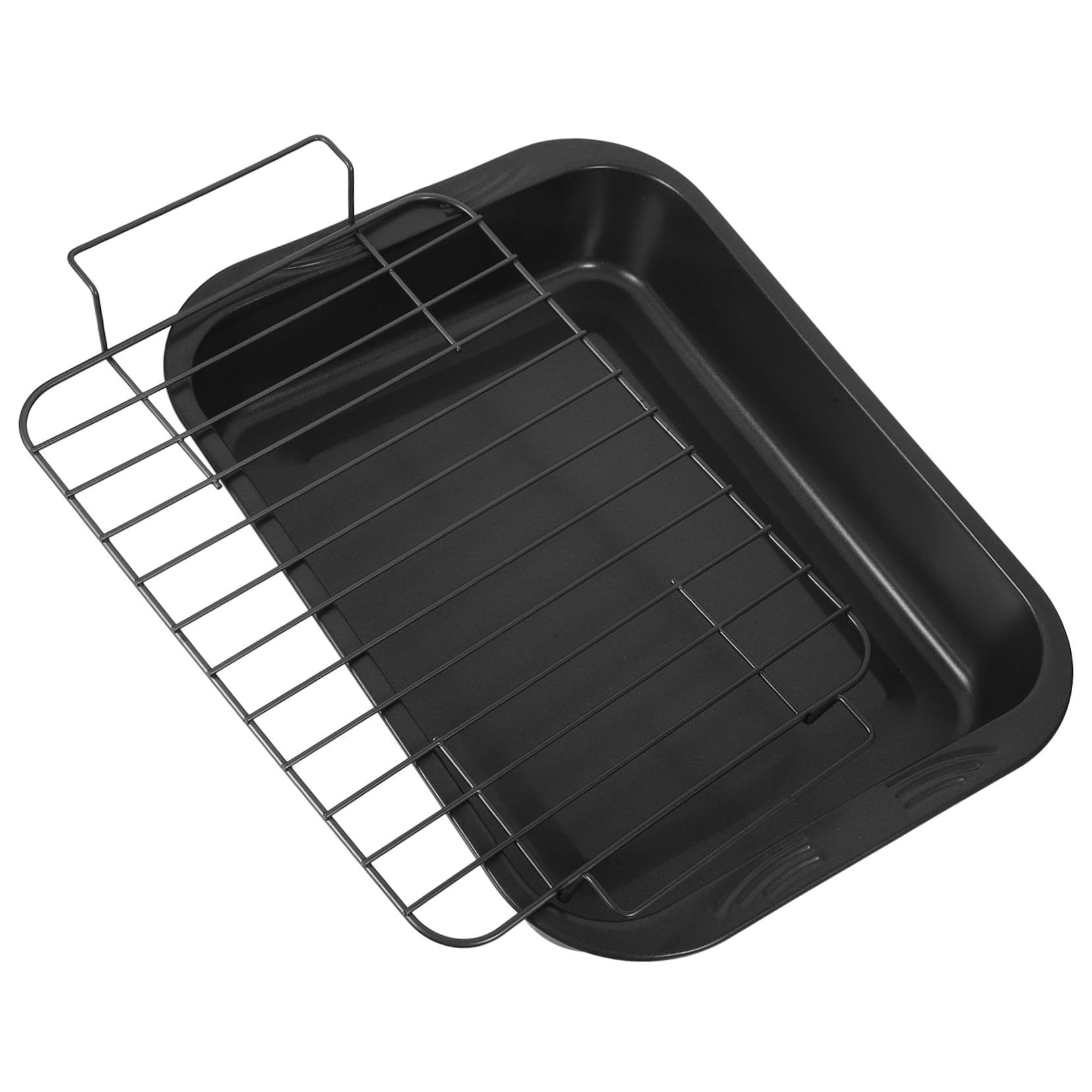 NUOBESTY Moule à Pâtisserie Rectangulaire Plaque de Cuisson Profonde Antiadhésive Ustensiles pour Four pour Gâteaux et Biscuits