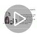 Image of Milton Artis Mixer Grinder, ISI Certified, Grindstone Blade Technology, 3 Jar, 800 W (21000 RPM), 5 yr motor warranty, 2 yr product warranty I Wine