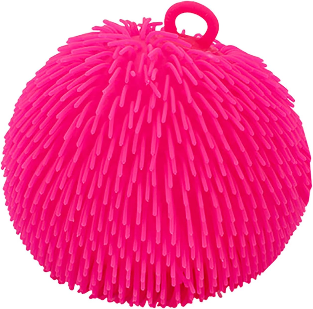 Large Buffer Ball with Fluffy Balls, Sensory Toy in Green for Tactile Stimulation and Stress Relief, Large Buffer Ball with Fluff, Soft Sensory Balls, Tactile Stimulus for Children and Adults, b, One