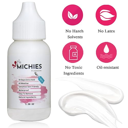 Miniatura 4 de Pegamento para peluca, pegamento de encaje de sujeción fuerte y removedor de pegamento de encaje, impermeable, seguro, seguro para pieles sensibles,