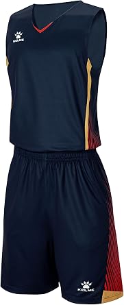 KELME Pro Basketball Jersey and Shorts for Men's and Women's - Unisex Basketball Shirt and Shorts - Team Scrimmage Uniform