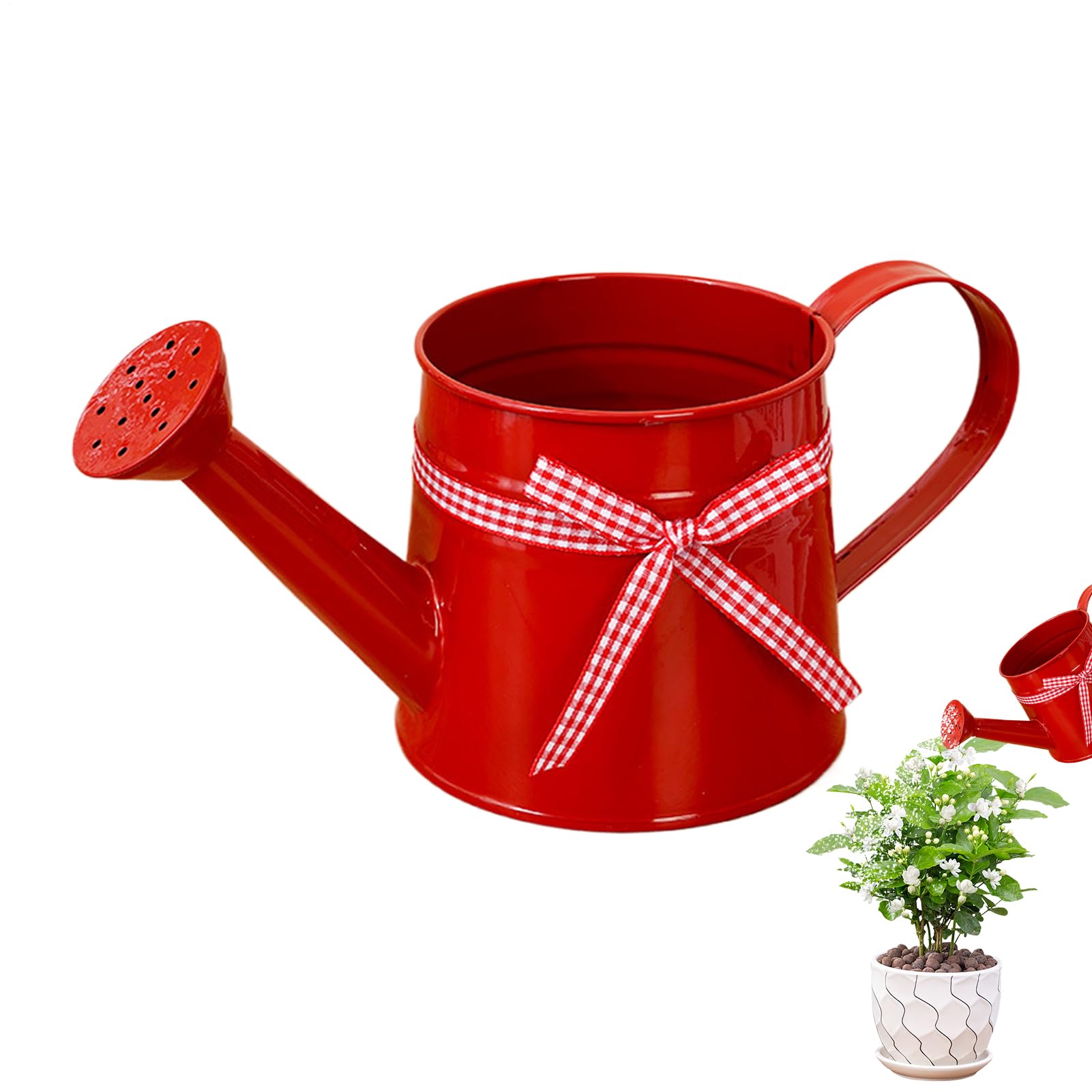 Watering Can, 1L Metal Watering Can Small Retro Metal Decorative Pot For Indoor And Outdoor Plants, Bonsai Flowers, Lawn & Garden Irrigation