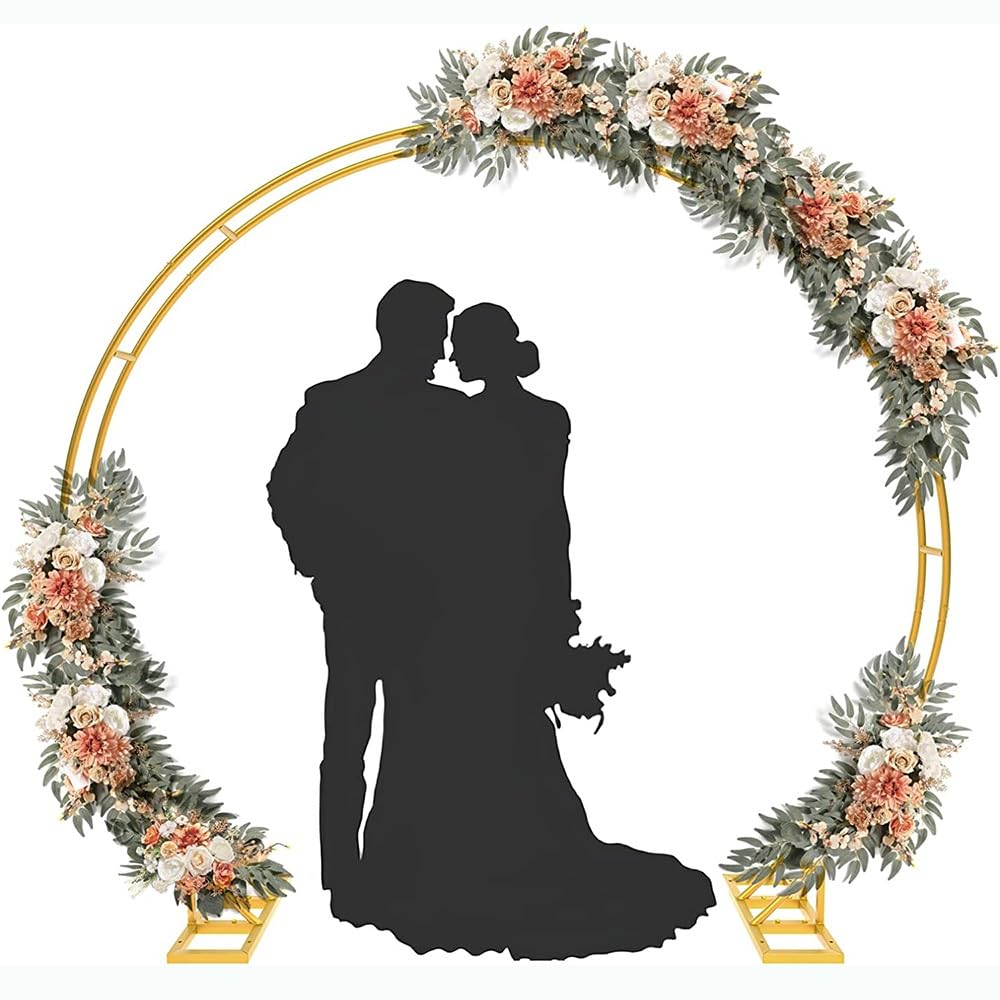 Arco de boda de metal antioxidante para evitar caídas en decoración