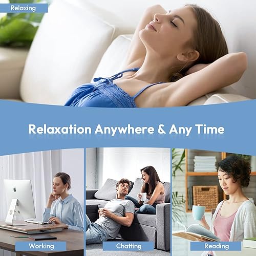 Miniatura 6 de Almohadilla térmica para microondas con funda lavable, almohadilla térmica de microondas de 8 x 18 pulgadas para cuello y hombros, bolsa de frijol