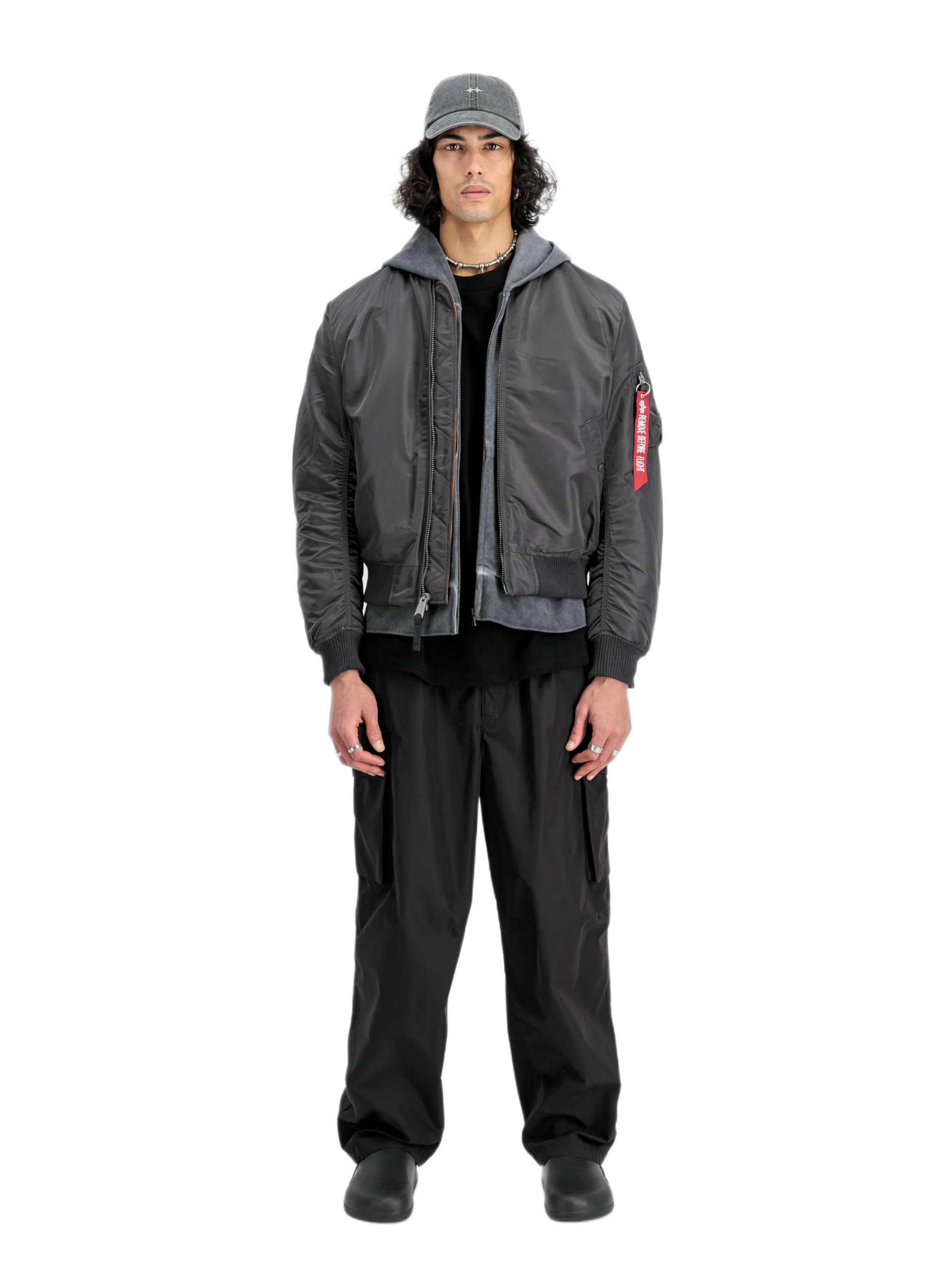 Alpha Industries Herren Jet Short Für Cargos, Vintage Grey, 30 EU – Ansicht 2