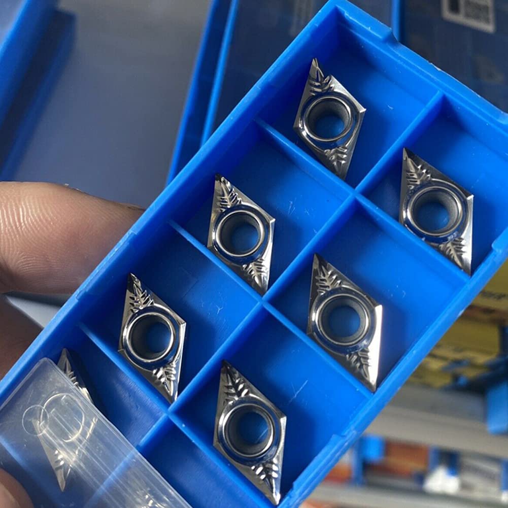 10 Stück für Aluminium DCGT11T302-AK DCGT32.50.5 Hartmetall-Einsätze Werkzeugeinsätze DCMT