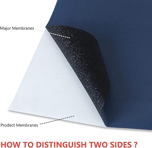 Miniatura 4 de guangyintong Rollo de vinilo de transferencia de calor negro con purpurina para camisetas HTV de 12 pulgadas x 8 pies para planchar (J2-negro