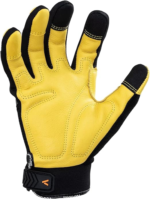 Vgo 1 Pair Safety Work Gloves,Mechanics Gloves,AntiVibration Gloves