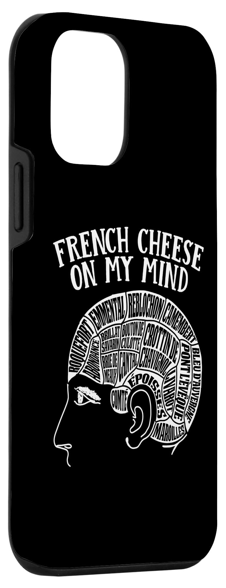 iPhone 12 mini French Cheese for France Lovers Case - Image 3