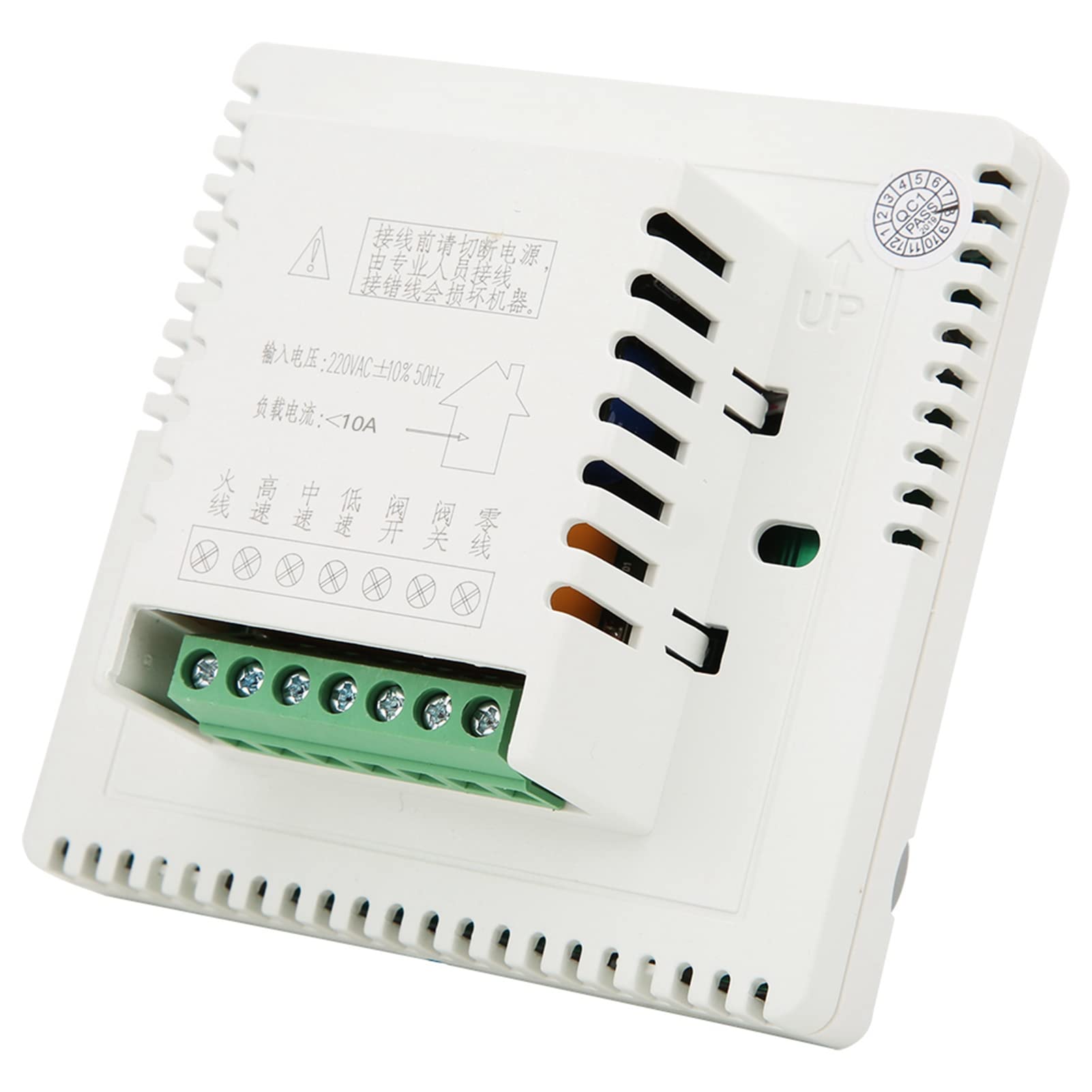 Termostato Digitale LCD Controllo Temperatura Ambiente per Riscaldamento Ventilconvettore Apparecchiature Comfort