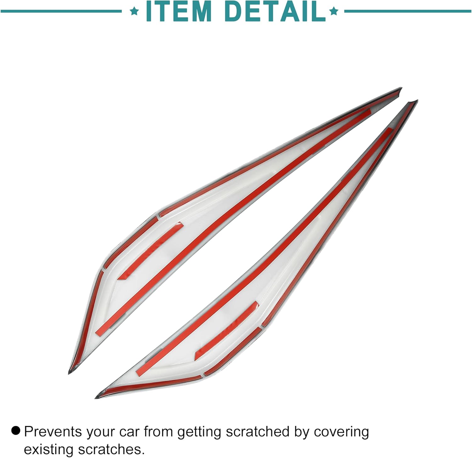 ACROPIX Front Bumper Bottom Corner Cover Trims Fit for Chevrolet Corvette C7 - Pack of 2 Carbon Fiber Pattern