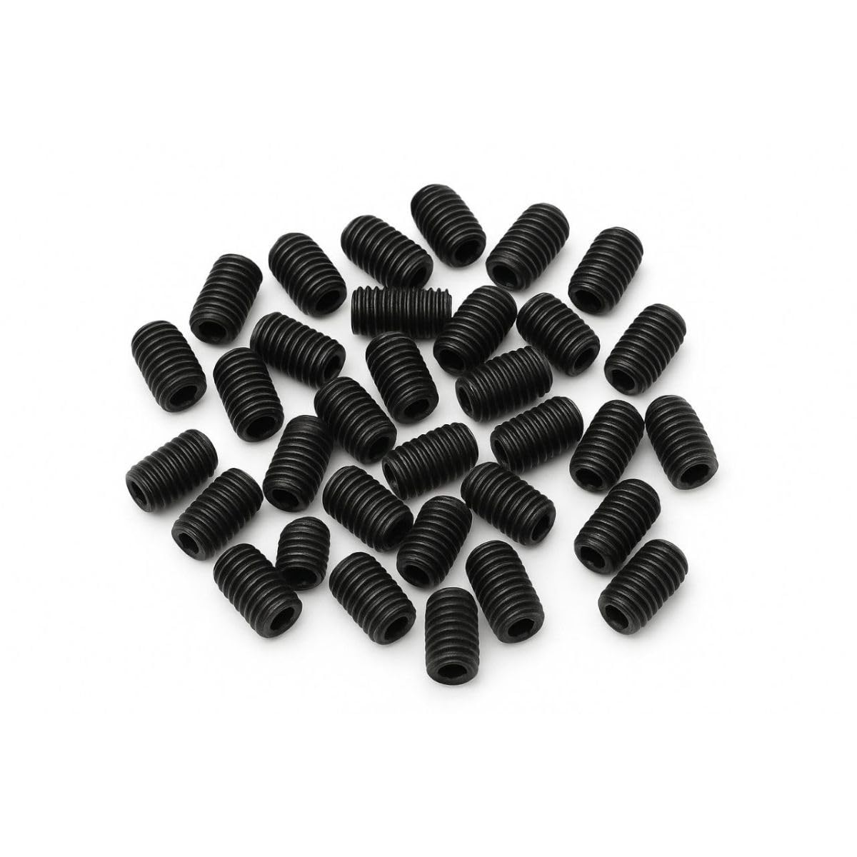 M6x10mm High Tensile Alloy Steel Allen Grub Screws | Hex Socket Set Screws Headless |Free Allen Key| Black Finish Fasteners for Machinery, Furniture, DIY |(50PCS)-picture-12