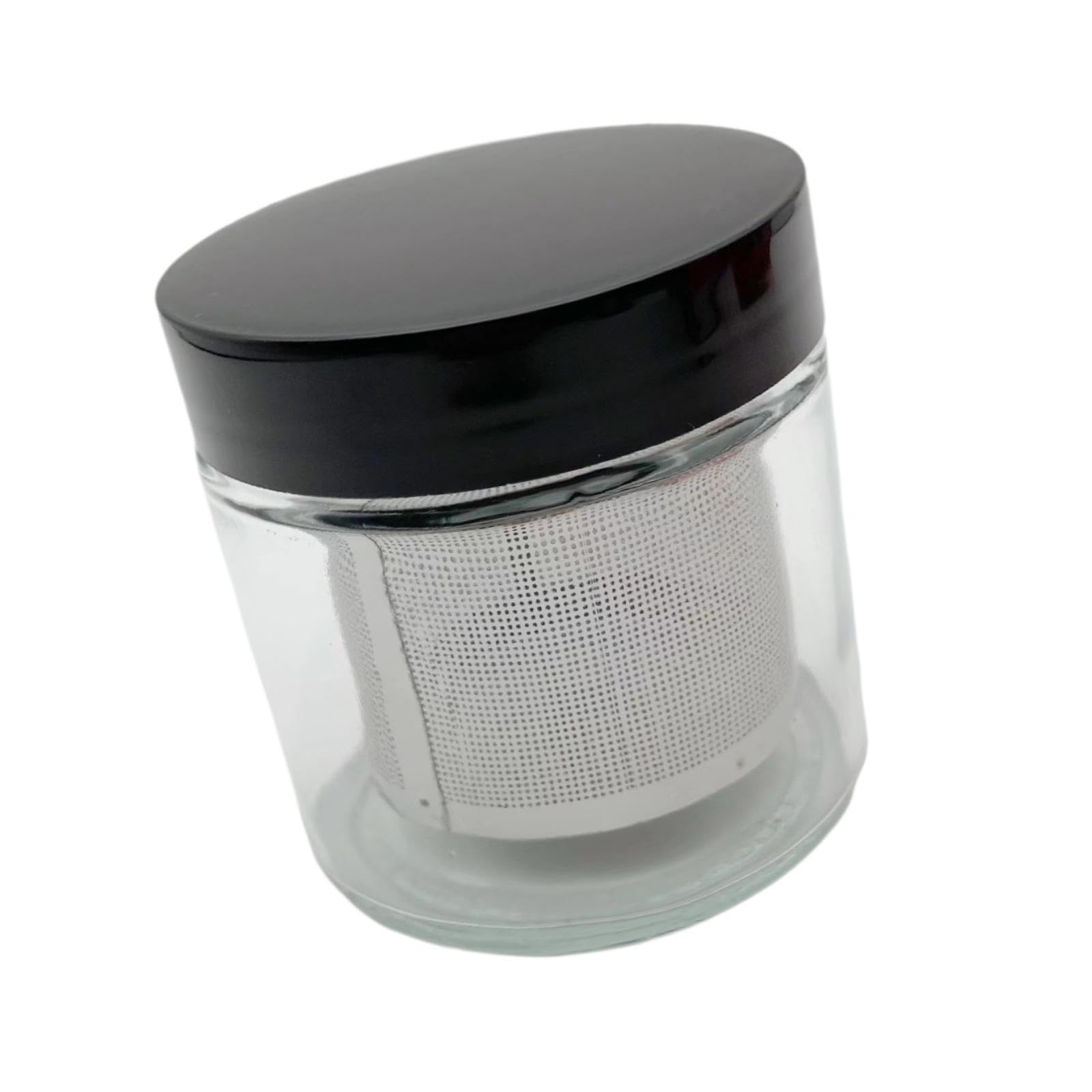 Tamis en acier inoxydable, flacon de lavage manuel, bocal de nettoyage pour bijoux, pot de nettoyage pour pierres précieuses, format compact, pour bagues et verres,
