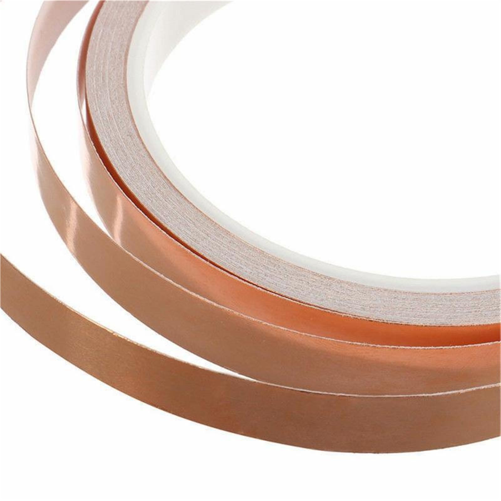 Nastro di Rame Nastro Adesivo conduttivo in Lamina di Rame, Nastro in 20M 10M monofacciale 3-15mm schermatura EMI Riparazione(20M,10mm)