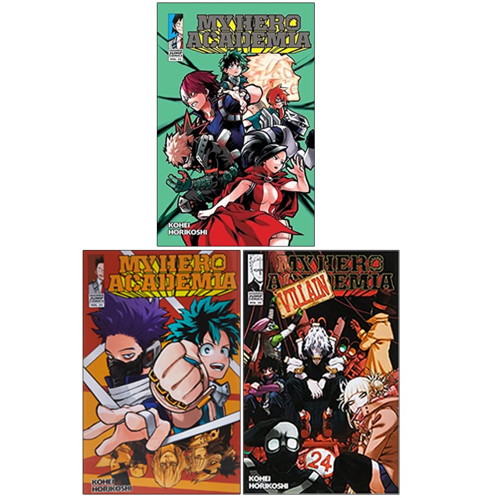 My Hero Academia Volume (22-24) Collection 3 Books Set By Kohei Horikoshi