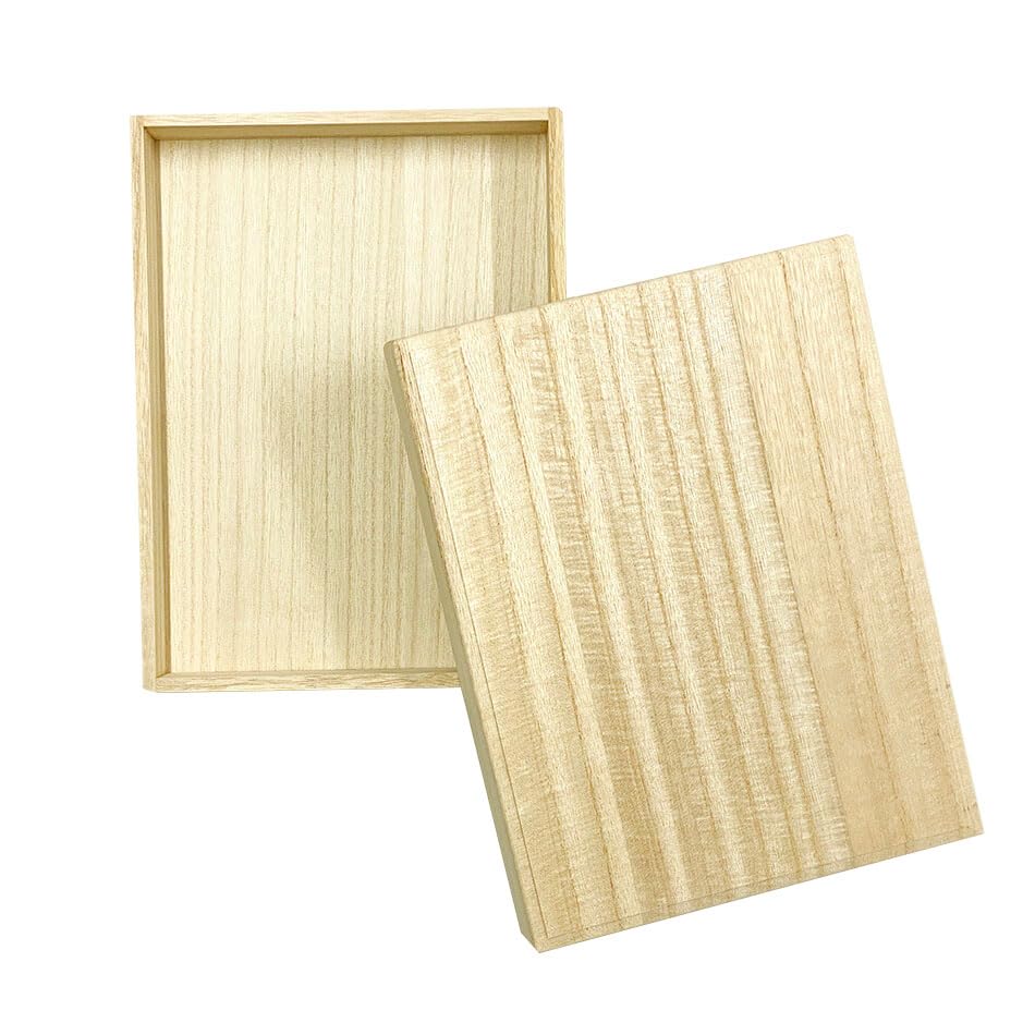 Amazon｜増田桐箱店 桐箱 B5サイズ 蓋あり かぶせ箱 W30.1cm×D22