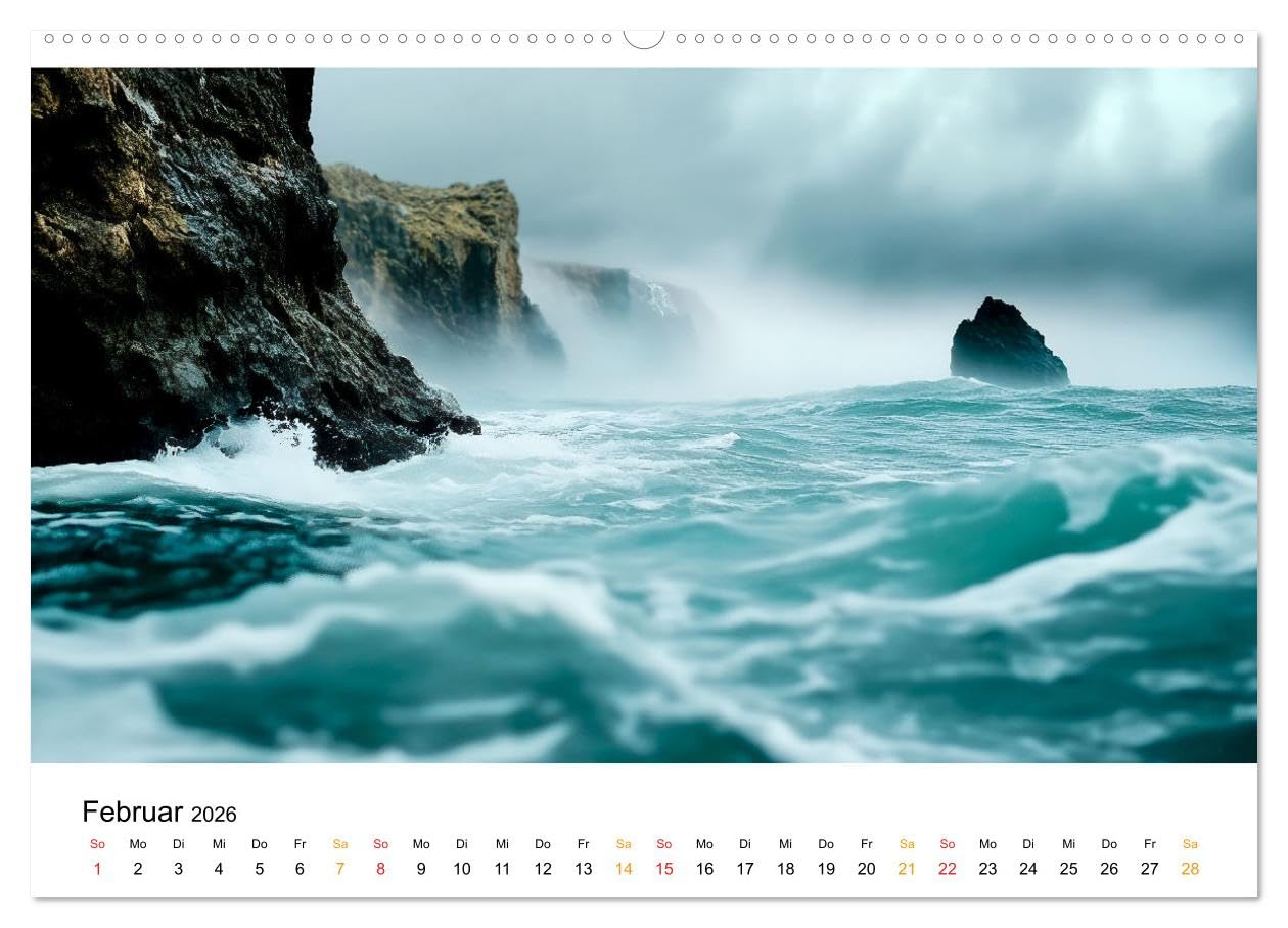 Mystischer Nebel (hochwertiger Premium Wandkalender 2026 DIN A2 quer), Kunstdruck in Hochglanz: Lassen Sie sich von der Poesie der Natur verzaubern. (CALVENDO Natur)