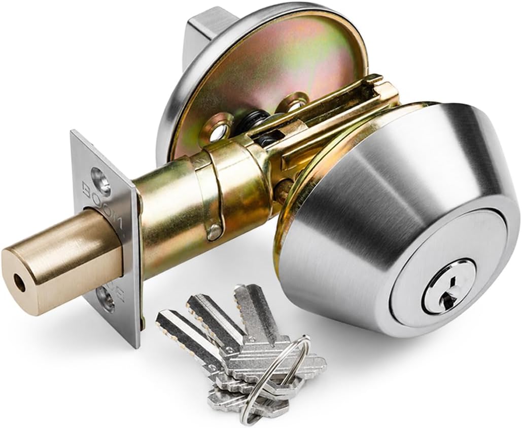 Boomerang DB7431 Heavy-Duty Designer Commercial Deadbolt Lock, 6-Pin