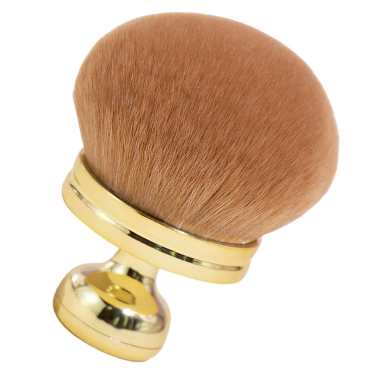 MUSISALY Ergonomic Handle Makeup Brush for Blush Bronzer and Setting Powder Big Fluffy Makeup Brush