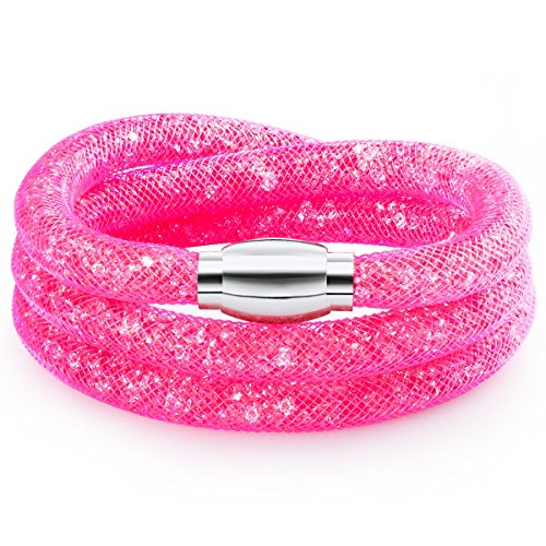 Preisvergleich Produktbild Rafaela Donata Damen-Armband Kunststoff Glas weiß 53.5 cm - 609170931