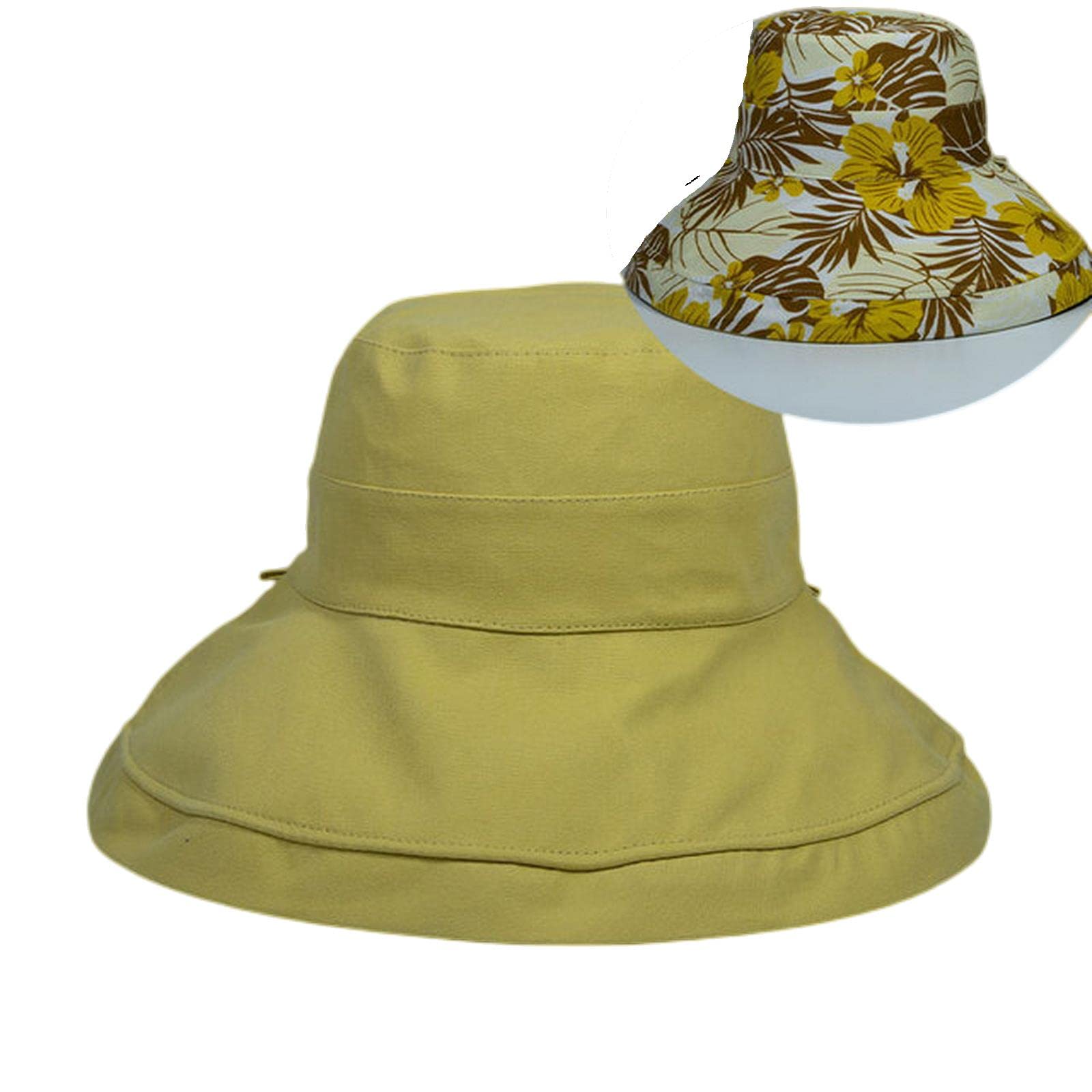 Chapeau bob printemps/été imprimé réversible soleil plage chapeau femme plein air voyage vacances pêcheur chapeau visière