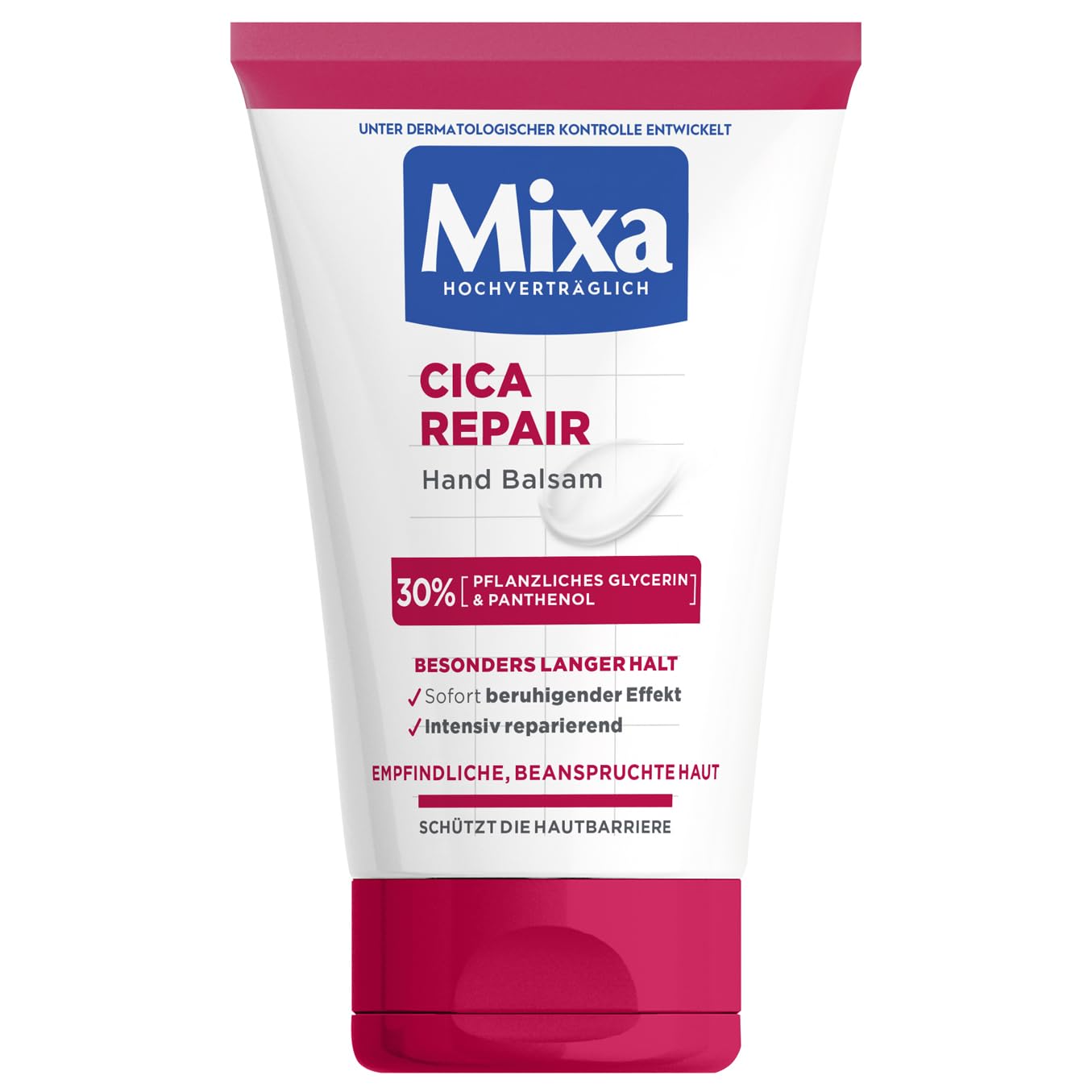Mixa Cica Repair Hand Balsam, feuchtigkeitsspendende und intensiv reparierende Handcreme, 50 ml