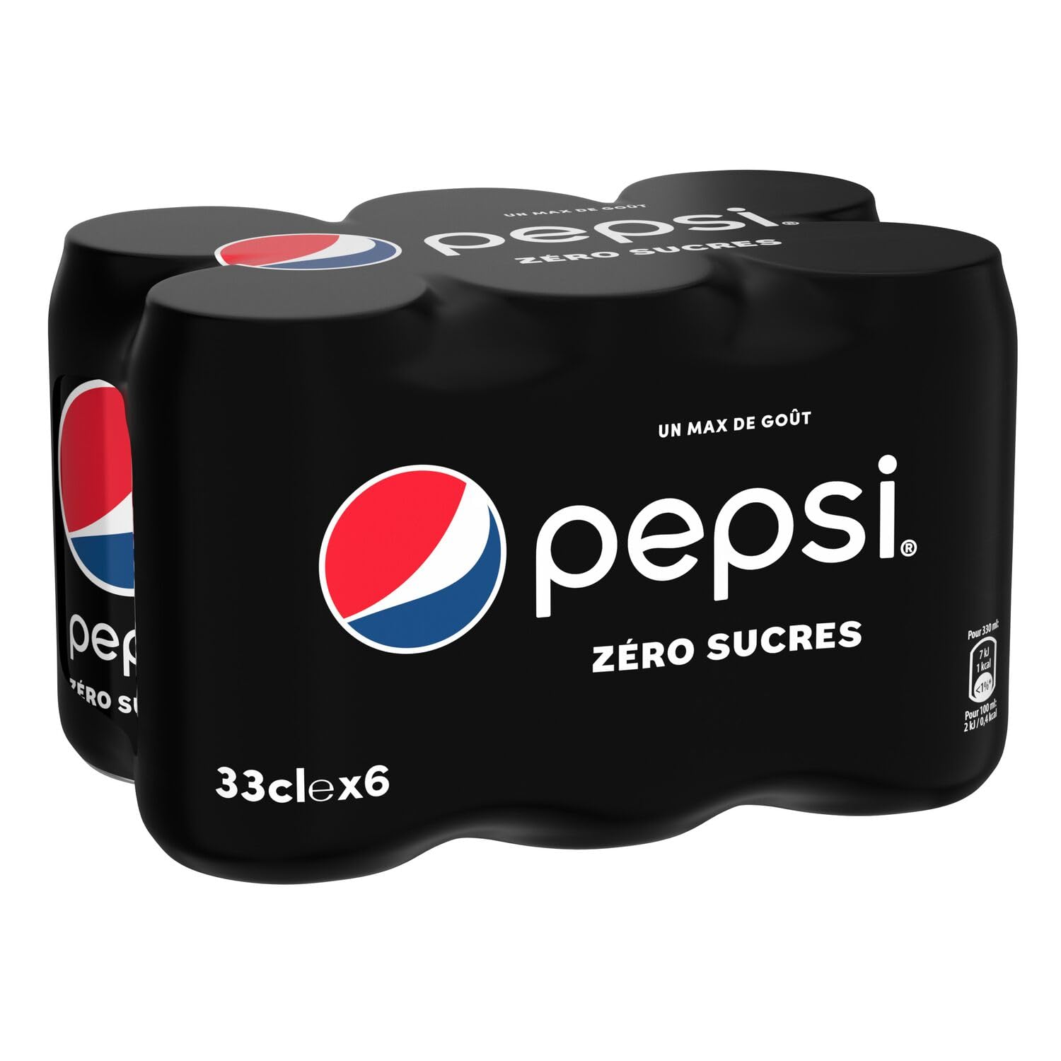 Pepsi Zéro 6x33cl [L'emballage peut varier]