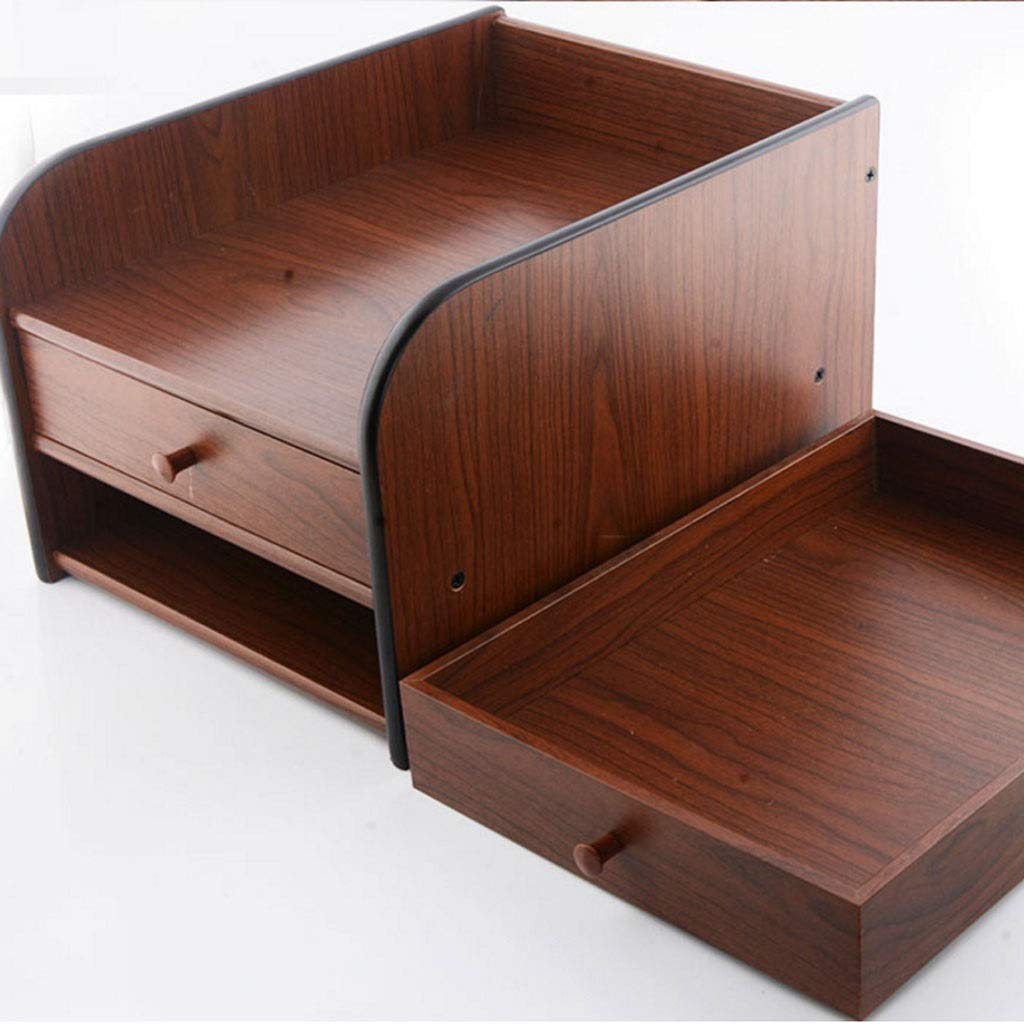 Creative Desk Magazine nizer con Der Multi-Layer File Sto Rack Forniture per ufficio per casa, scuola e ufficio Portadocumenti a due livelli Design Slish
