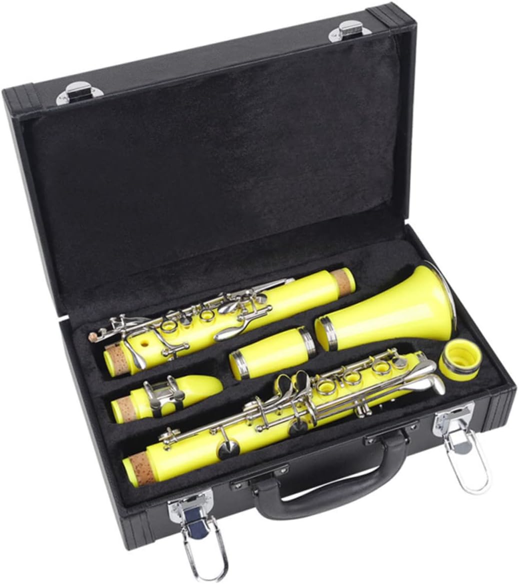 Shockproof Hard Clarinet Box with Durable Musical Instrument Storage Case for Safe Transport and Long Term Use Black Clarinet Case Pouch