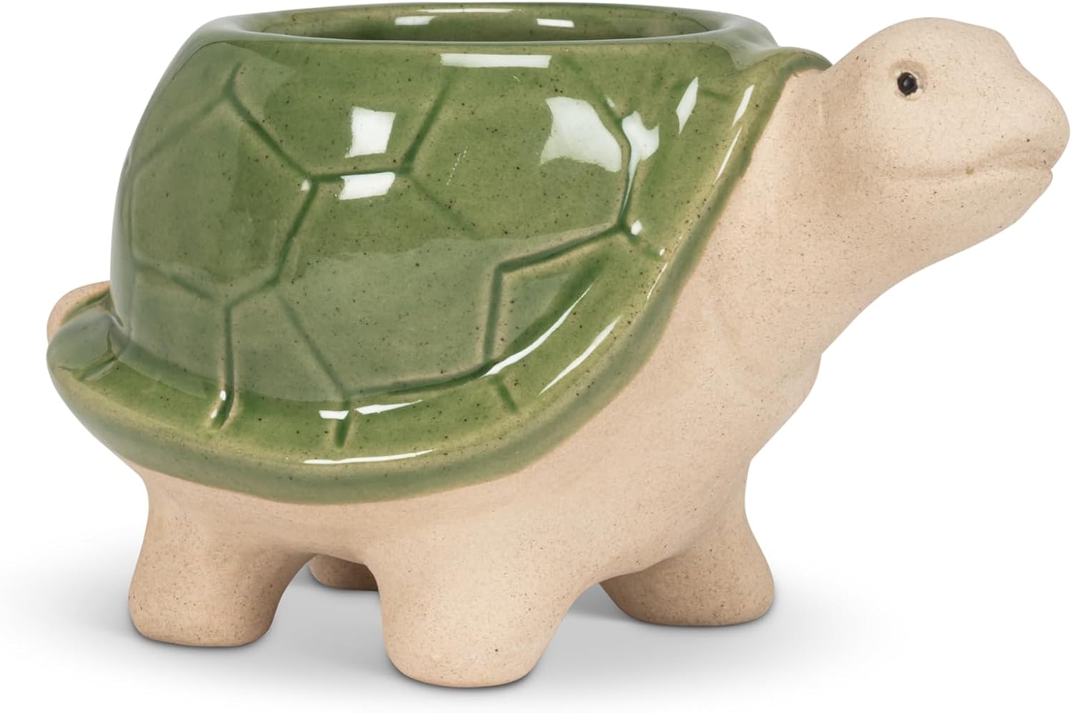 Abbott Collection Ceramic Dog on Legs Planter - Brown, Small (4" H)