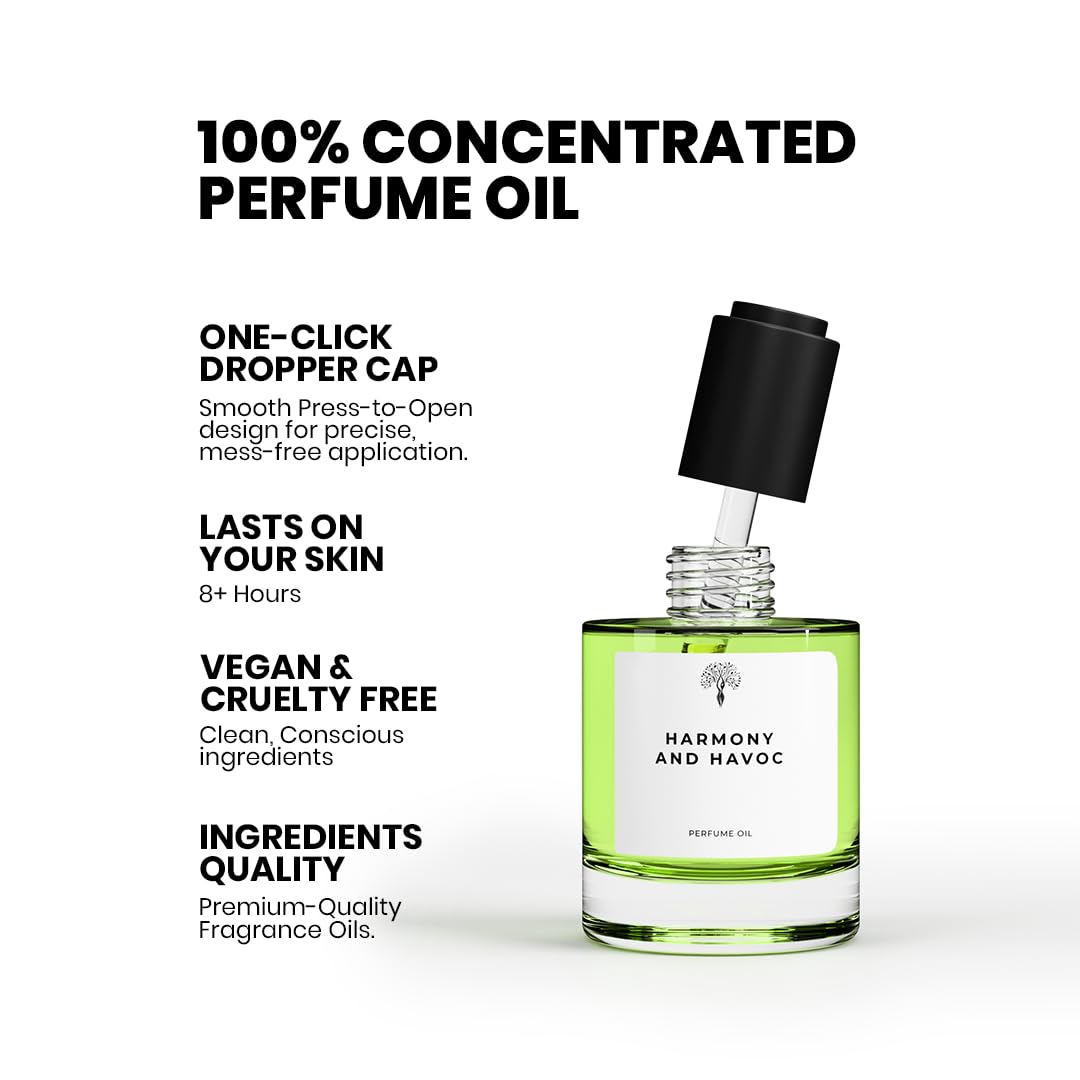 Eternal perfume oils Harmony and Havoc Perfumes for women Insp by G.0.0.d G.i.r.l Womens Perfume Unisex Concentrated Perfume Oil Long Lasting Perfume for men 1.69 FL Oz with 1 FL Oz (Pack of 2) - Image 4