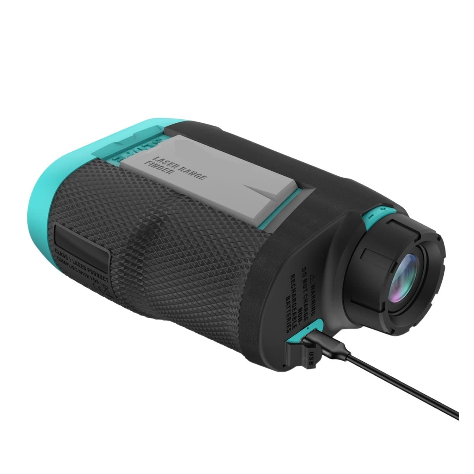 Telémetro de medición de Distancia PF260 Medidor de Distancia de Golf 600M Telémetro láser con Pendiente, vibración, magnético, Recargable de Alta precisión y precisión