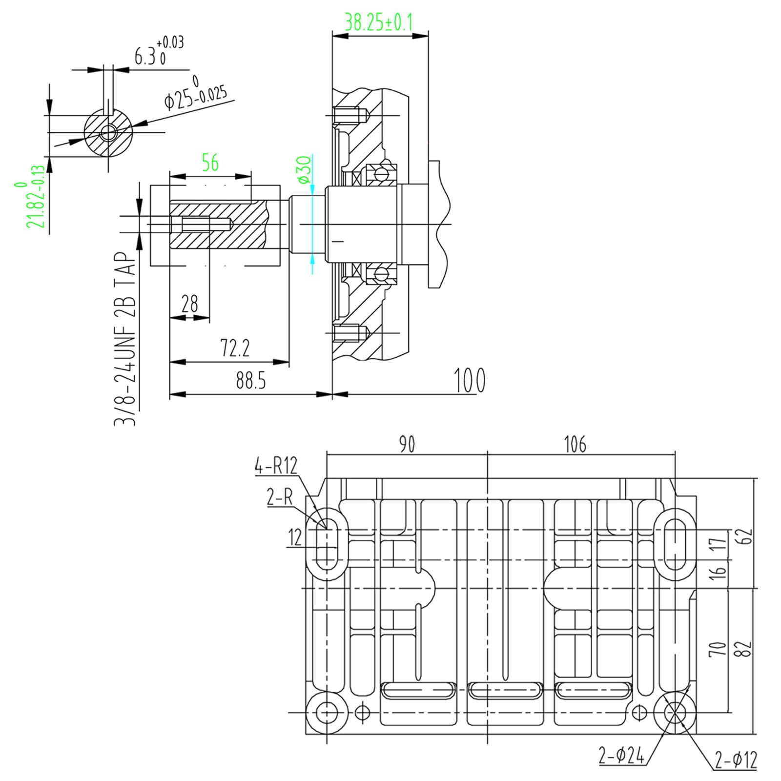 LIFAN 190 Handstart Benzinmotor mit 15 PS (10 kW) Einzylinder für Kleinmaschinen & Karts, luftgekühlter 4-Takt Motor mit 25 mm Kurbelwelle und OHV-Ventilsteuerung