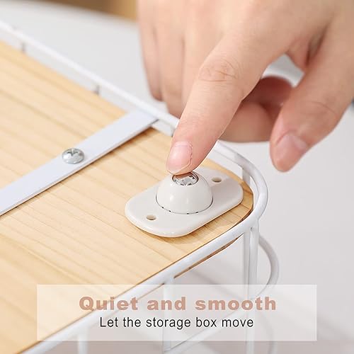 Miniatura 4 de Polea adhesiva, paquete de 20 ruedas autoadhesivas, polea adhesiva de rotación 360, bola de acero inoxidable para contenedores, caja de