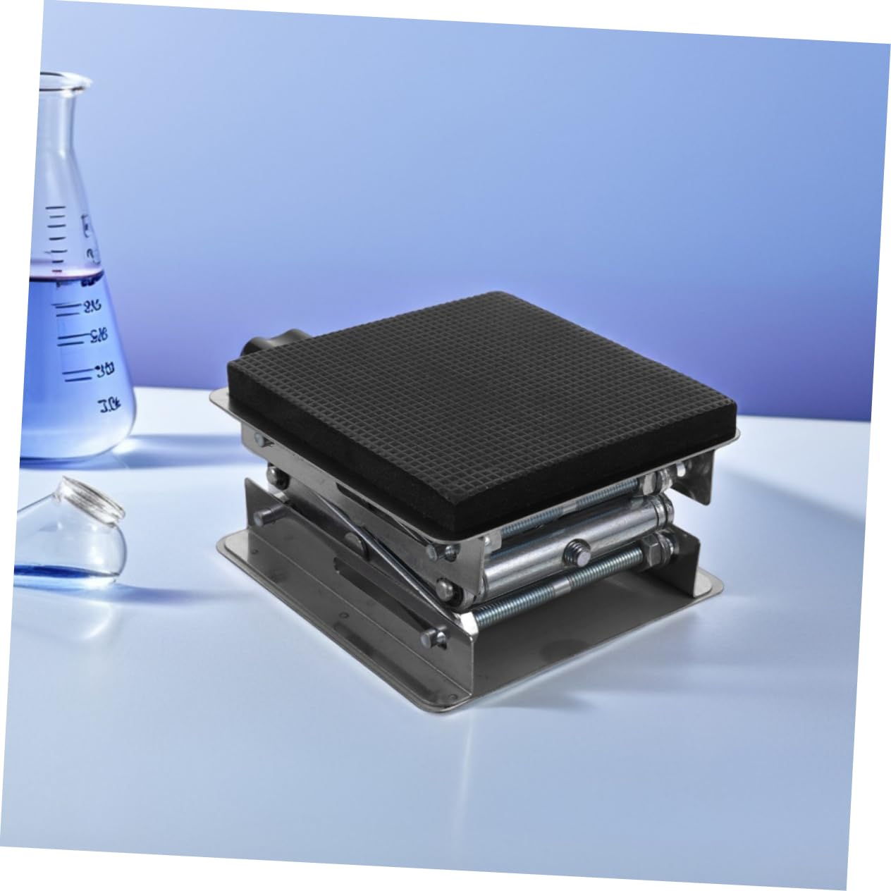 Veemoon 15kg Mesa Elevadora De Laboratorio De Acero Inoxidable Plataforma De Rango De Capacidad Para Equipos De Laboratorio Para Soporte y Elevación