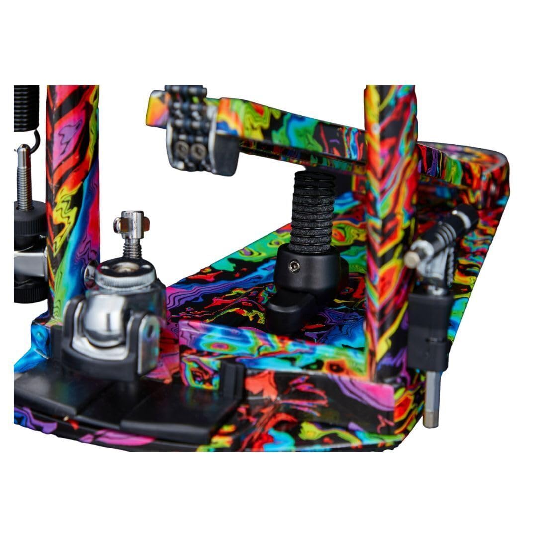Tama HP900PMPR Einzelpedal Iron Cobra Power Gilde Psychedelic Rainbow - Pedale per batteria