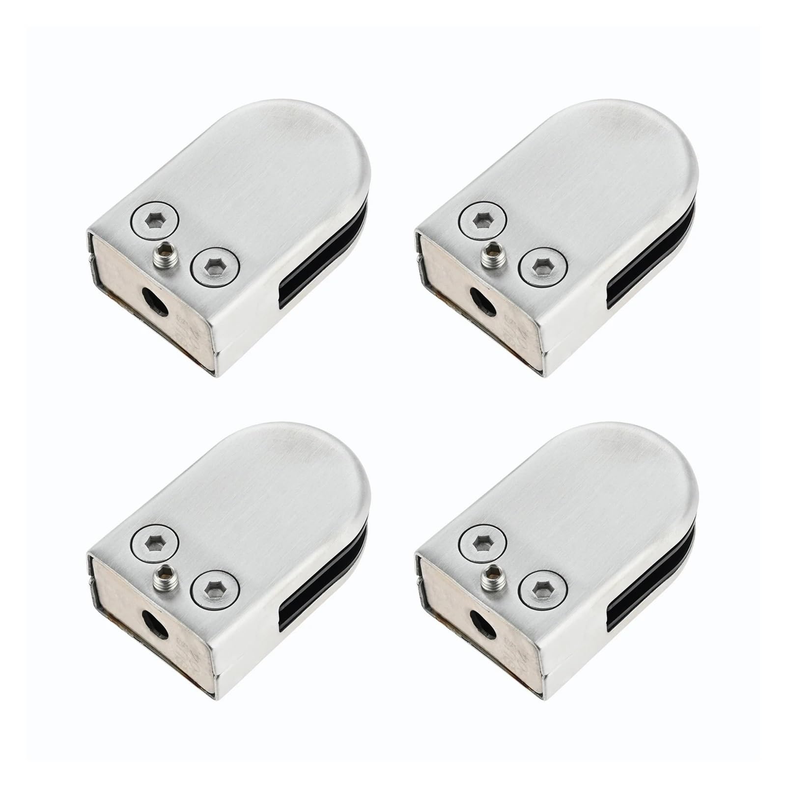 Zeahkri One Color Adjustable Glass Clamp 2Pcs Glass Clamp Adjustable Shelves Support Bracket