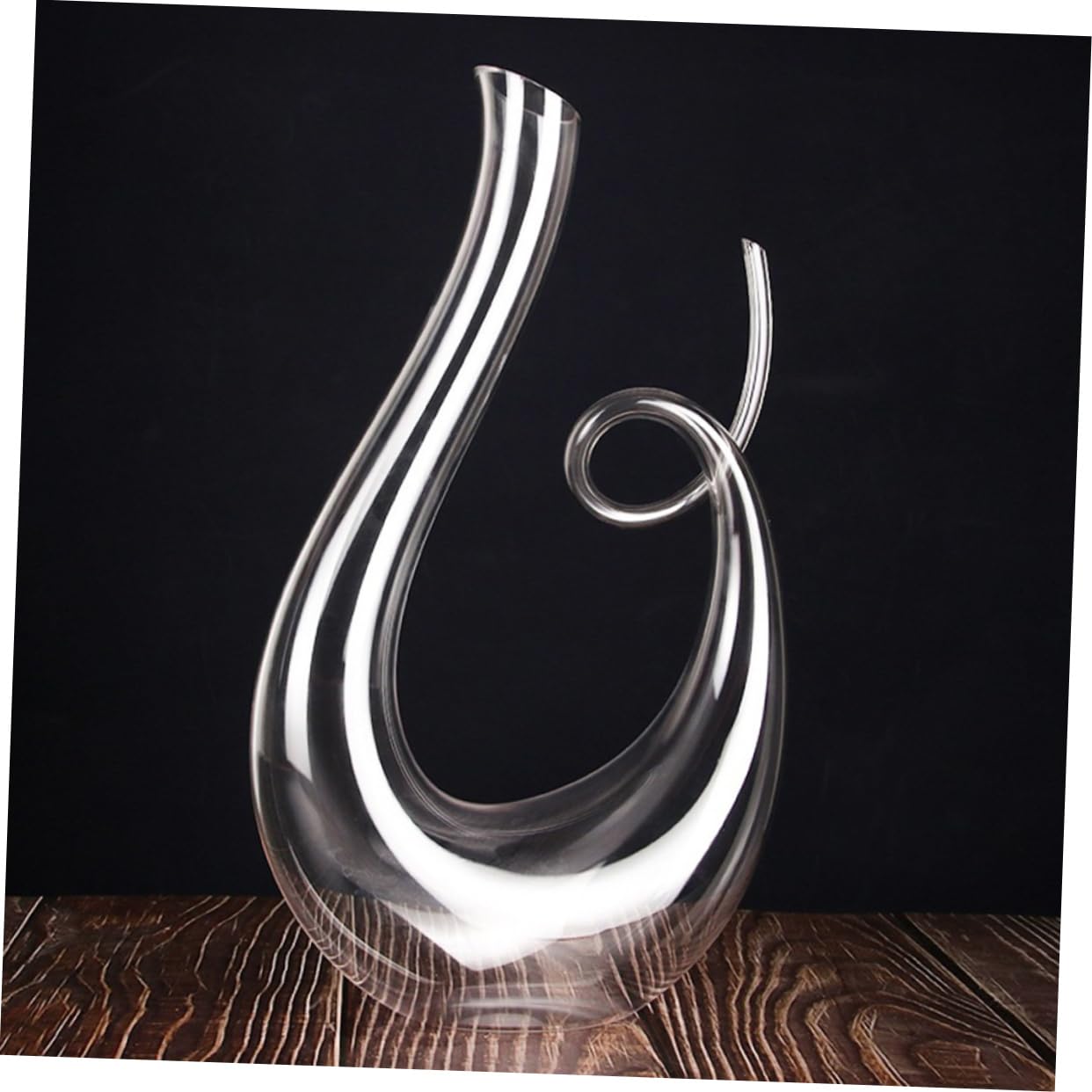 Cabilock 1 Decanter Per Vino in Cristallo Da 1300 Ml Elegante Distributore Di Bevande Per Bar Di Casa