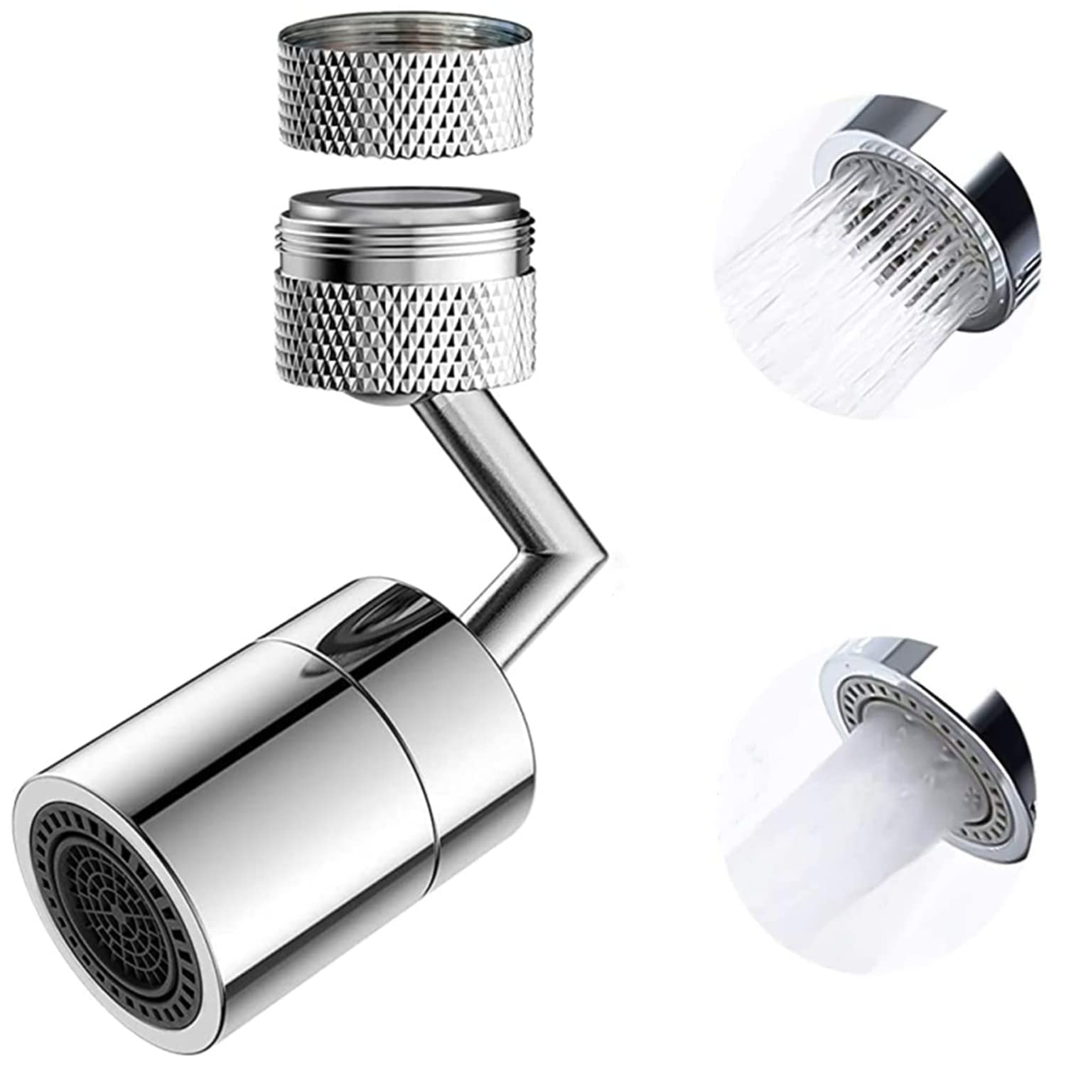 RATAVA Rotatable 720° Faucet Sprayer Head,Universal Splash Filter Faucet with 4-Layer Net Filter for Kitchen,Anti-Splash,Leakproof Design with Double O- Ring 1pc (1) (B0C5RLLSXD) Amazon Price History, Amazon Price Tracker