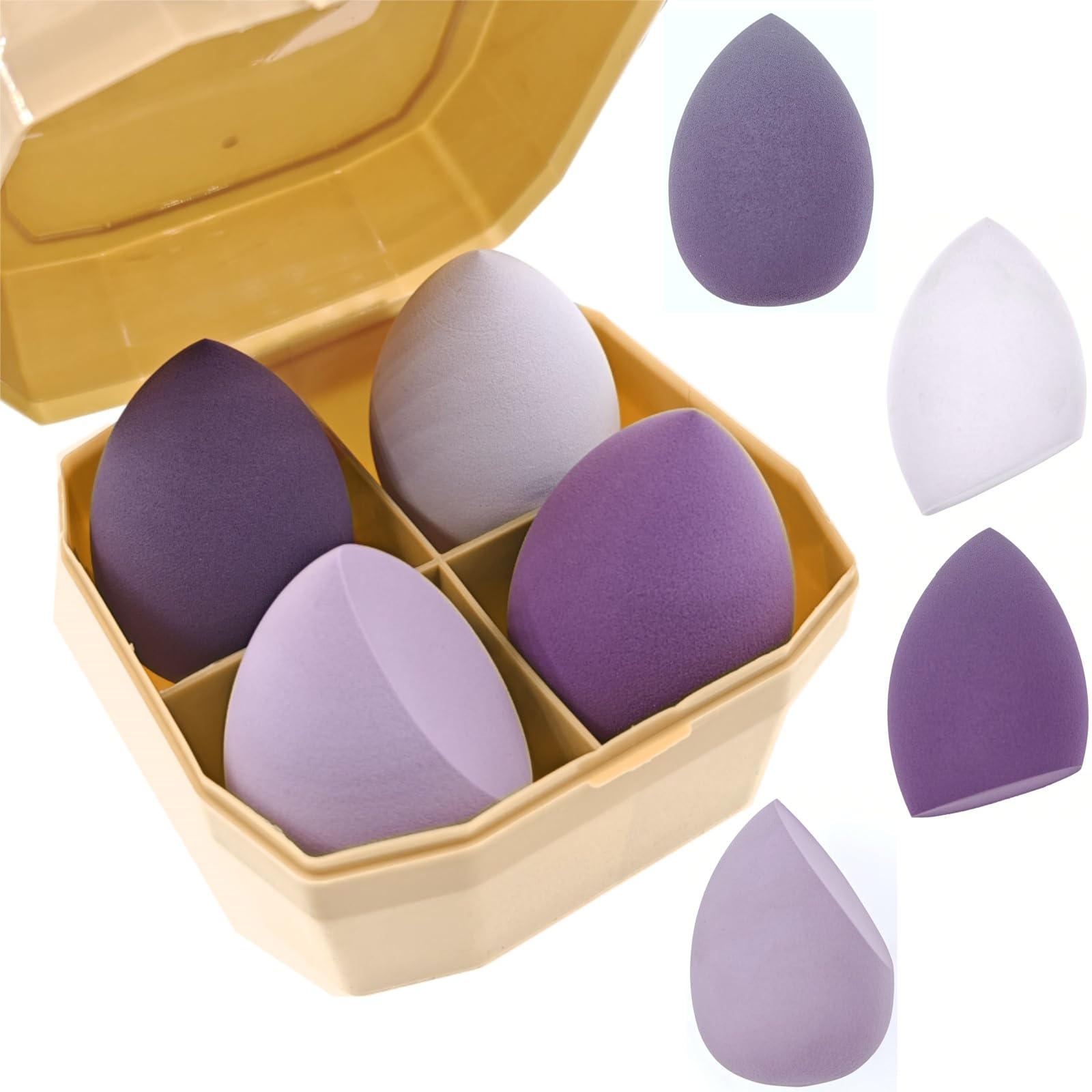 ZHIYE 4 Pack Makeup Sponge